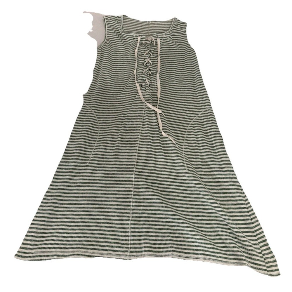 Women's‎ Dress Size Small Max Studio Lace Upfront Airline Green/White